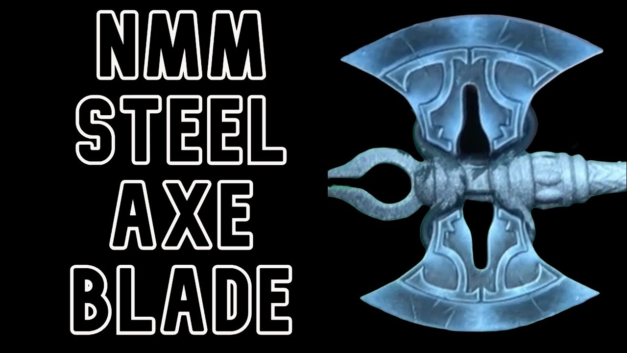 TUTORIAL HOW to paint a dull NMM STEEL Axe Blade