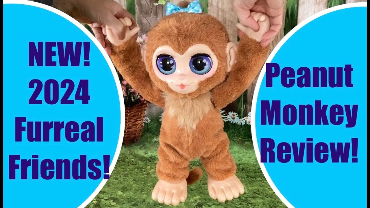 New Interactive Toys for Xmas 2024 Furreal Peanut The Playful Monkey Demonstration, Review #furreal