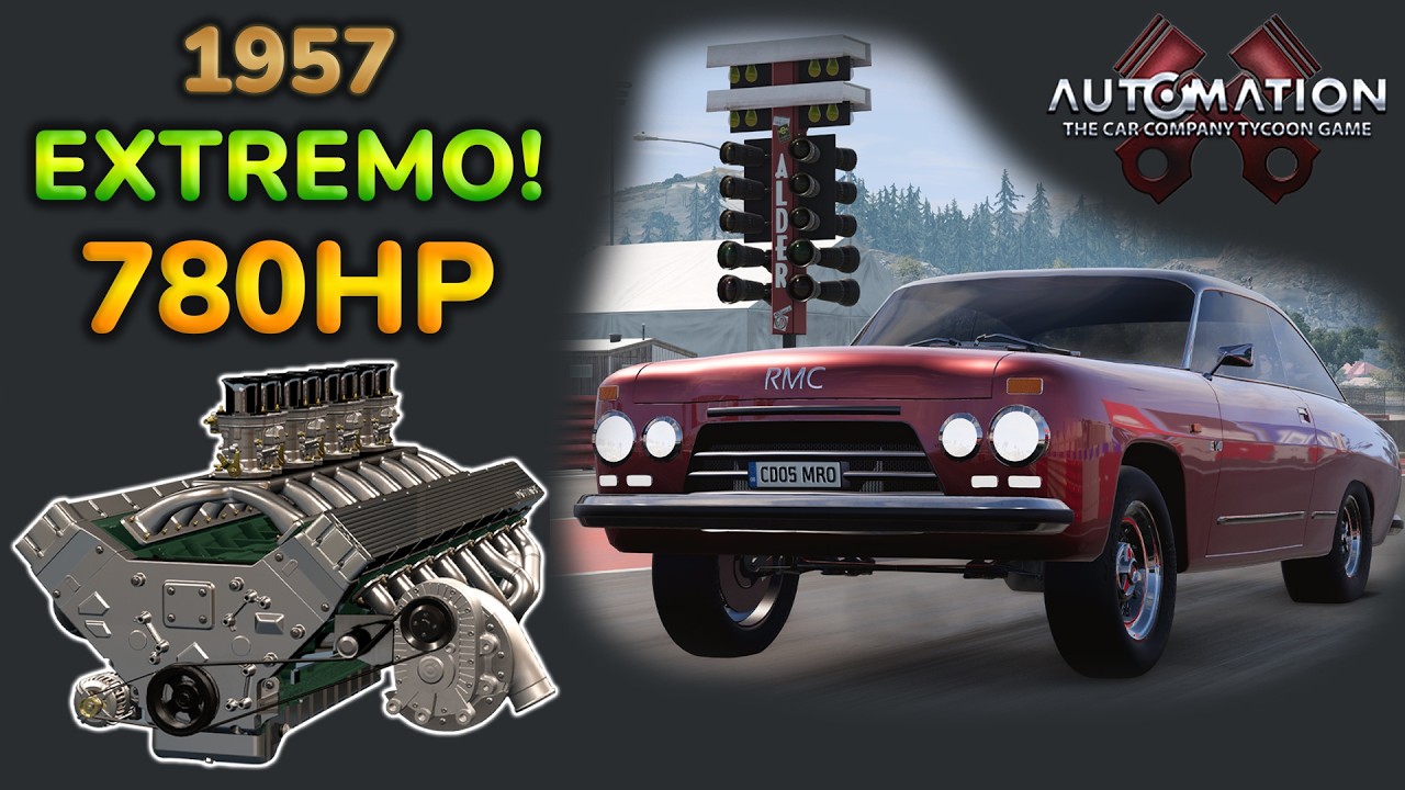 V16 780HP EM 1957 — 9 SEGUNDOS NO 1/4 MILE?! | Automation