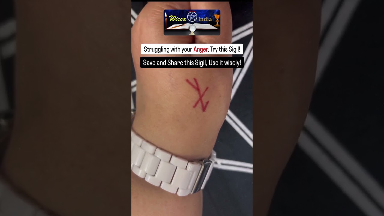 Anger control sigil #angercontrol #sigil #sigils #wiccancommunity #sigilmagic #madhukotiya