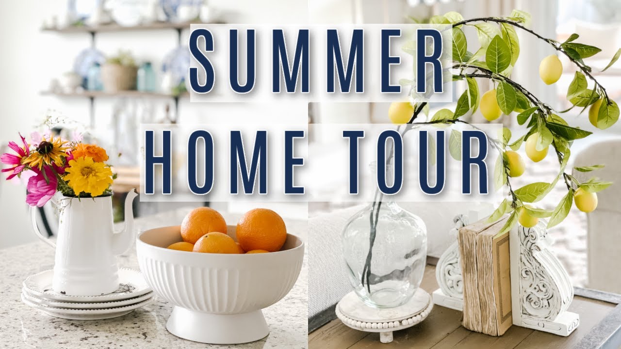 SUMMER FARMHOUSE TOUR 2021 | NEW SUMMER DECOR | MODERN FARMHOUSE DECORATING IDEAS FOR SUMMER