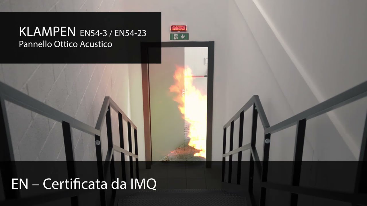 Targa ottico acustica KLAMPEN VIMO