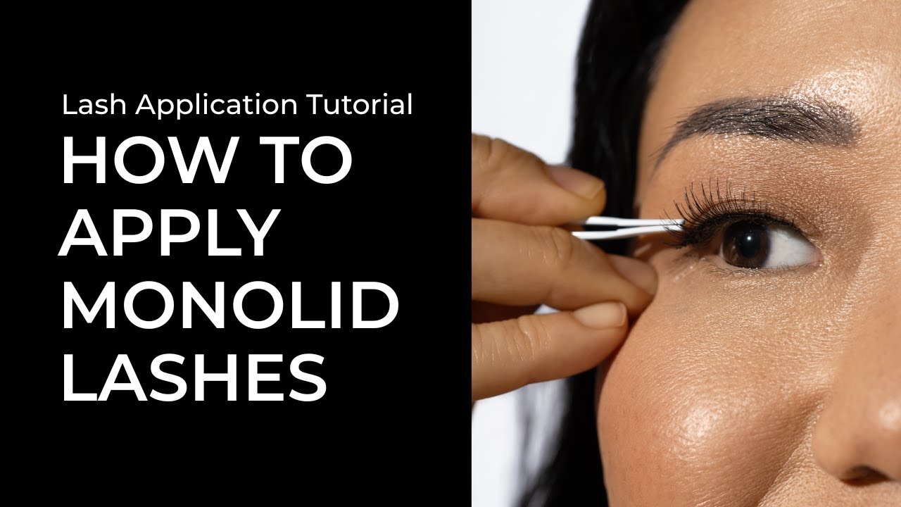 How to Apply Lashes for Monolids | Easy Lash Application Tutorial