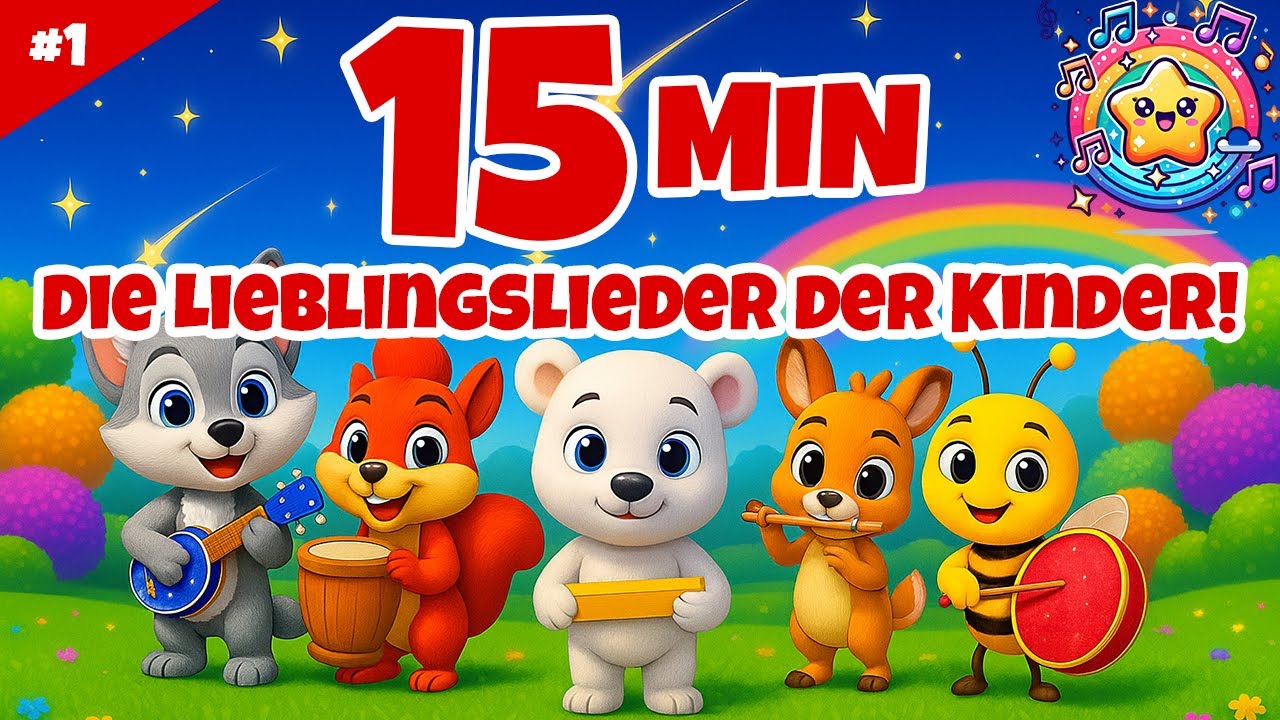 🎉 Spark Songs Kids Compilation – 15 Minuten fröhliche Kinderlieder zum Mitsingen und Tanzen! 🐾🎶