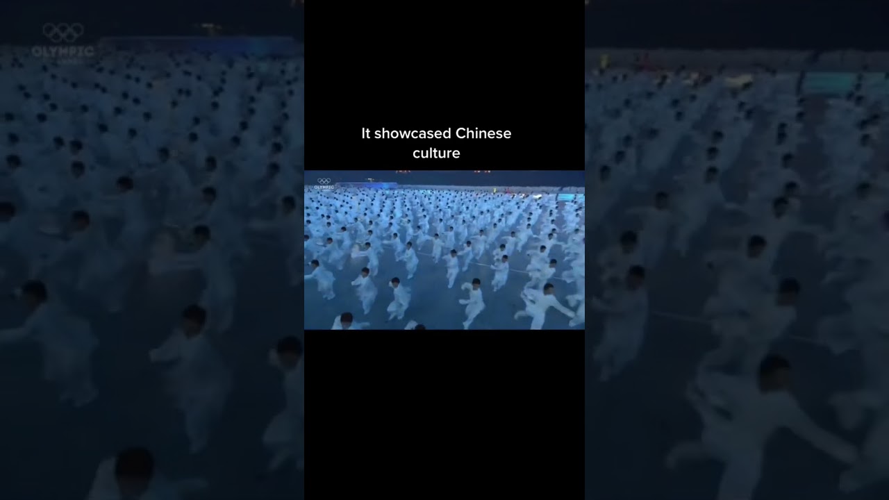 Beijing 2008 Olympics opening ceremony was legendary🔥 #olympics #china #goldmedal #ceremony