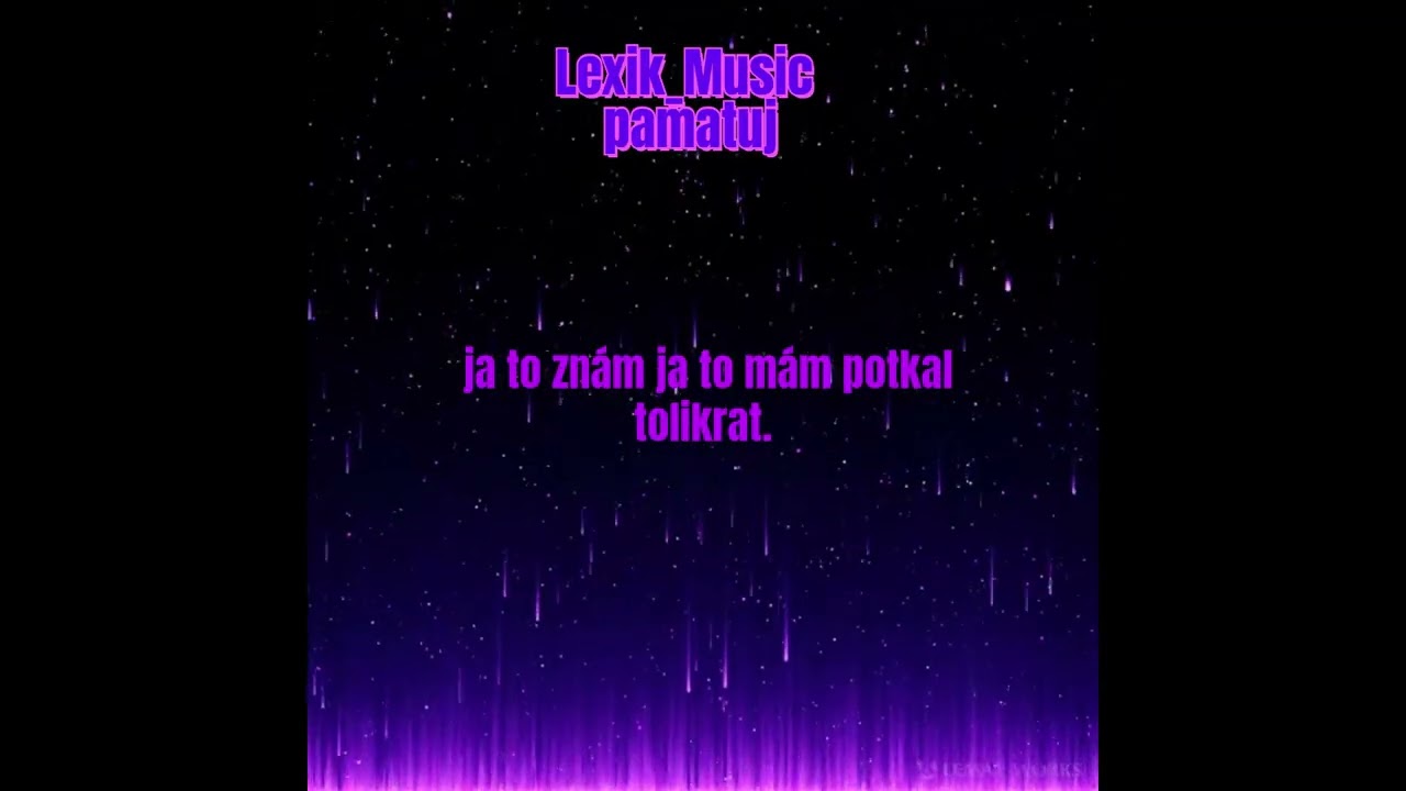 Lexik_Music - PAMATUJ