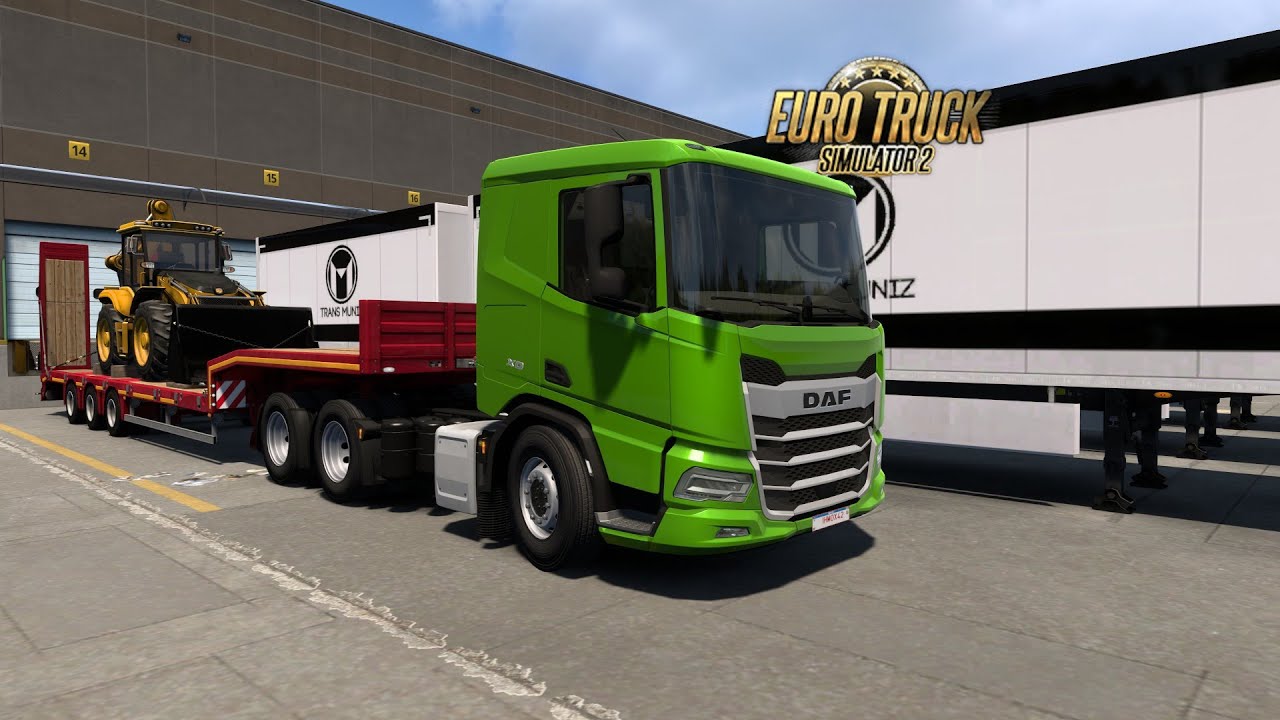 ETS2 | Carga de Retroescavadeira | DAF XG | Mapa EAA | ETS2 1.57