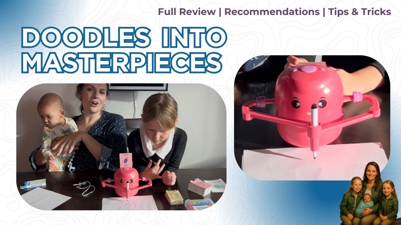 Mom Review: This Drawing Robot is Amazing | Assembly to Final Draw