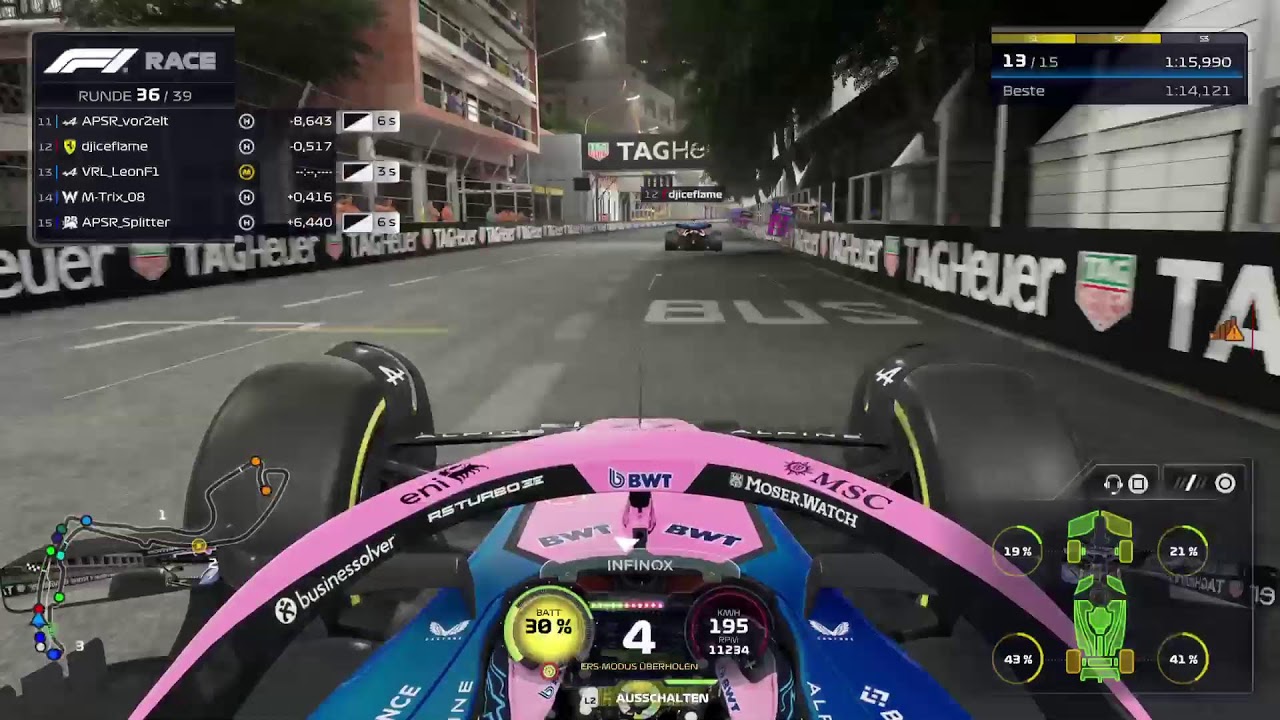 F1 25 | APSR Ligarennen (5/16) Monaco |  Alpine