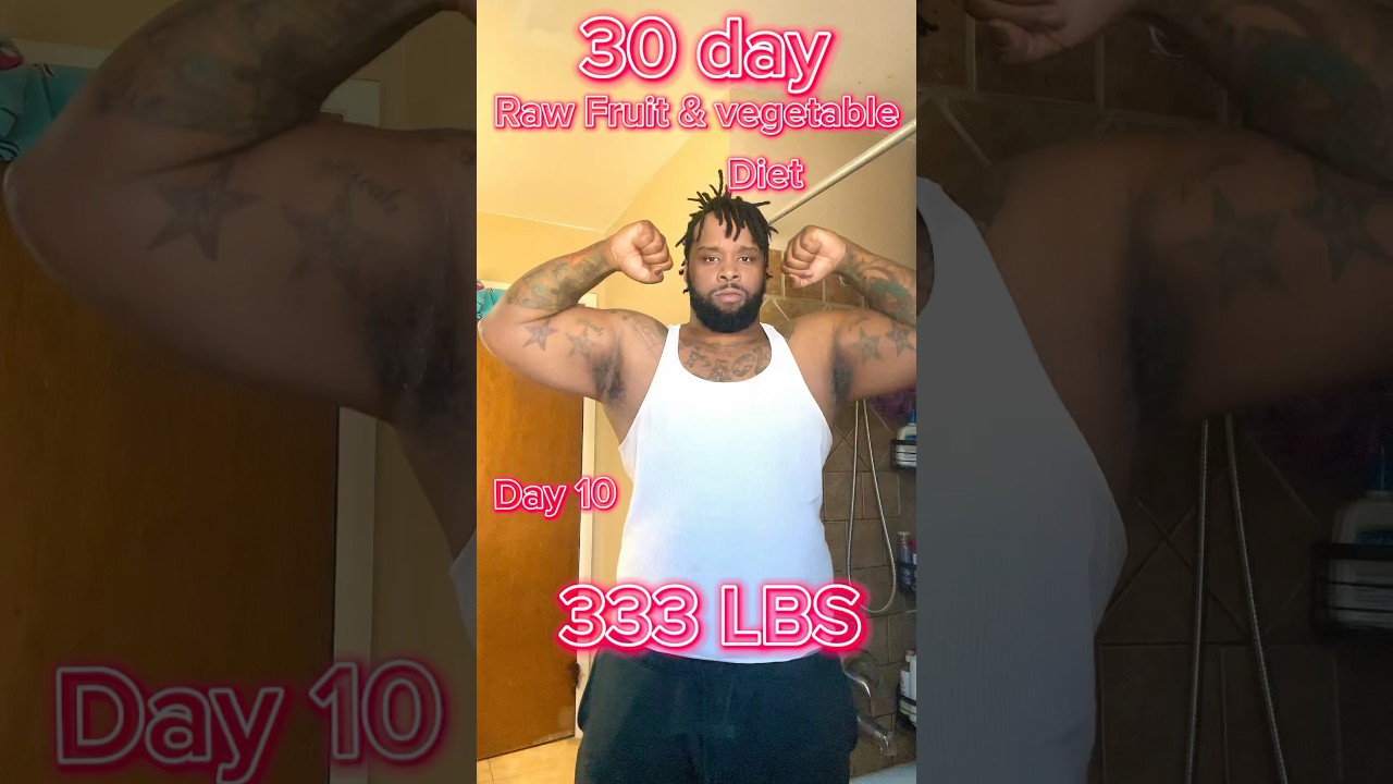 30 DAY RAW VEGETABLE & FRUIT DIET | DAY 10 | WEIGHT LOSS JOURNEY #weightlossjourney #fruitfast