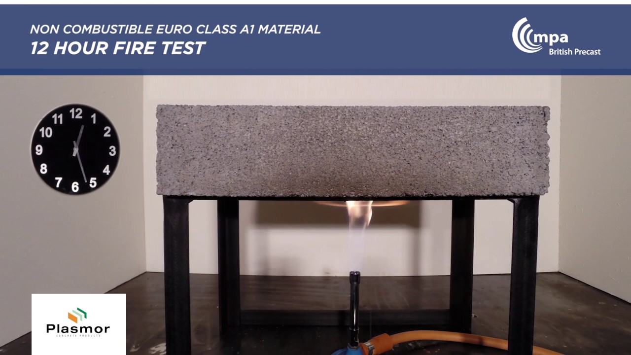 Concrete Block  Fire Resistance Test