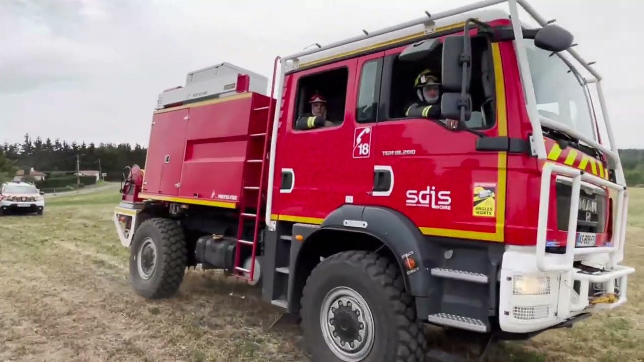 Manœuvre départementale feu de forêt 2022 - SDIS 42