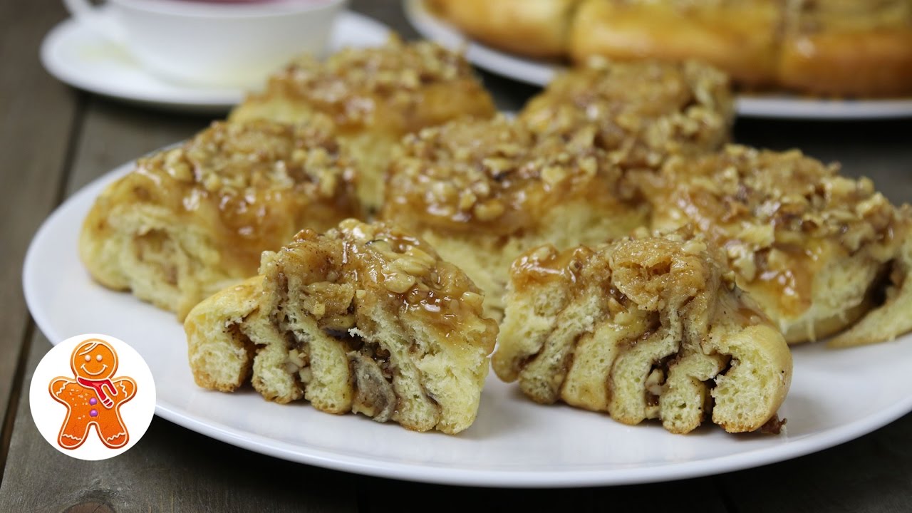 Булочки с Карамелью и Орехами ✧ Разборный Пирог