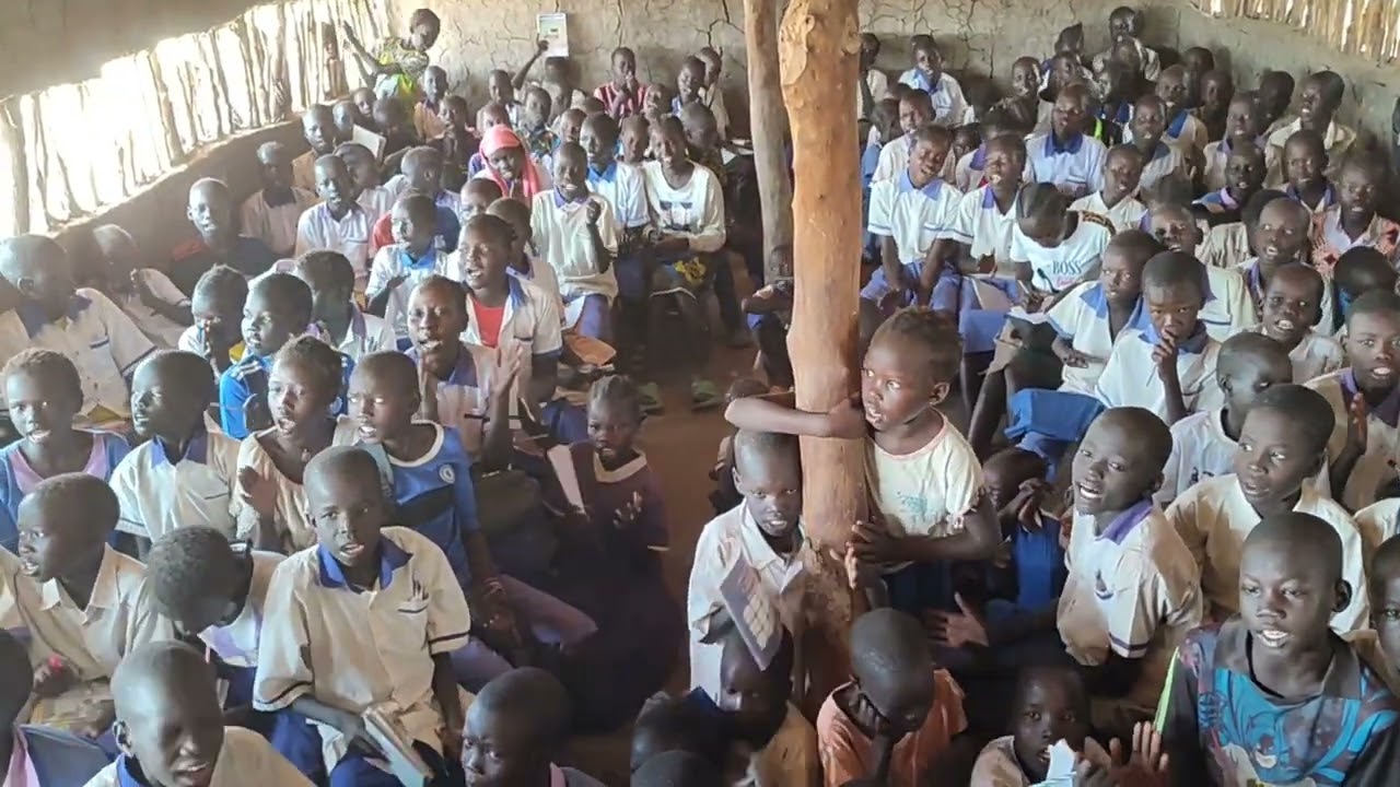 Second class (P2) of St Martin De Porres Primary School (Bentiu)