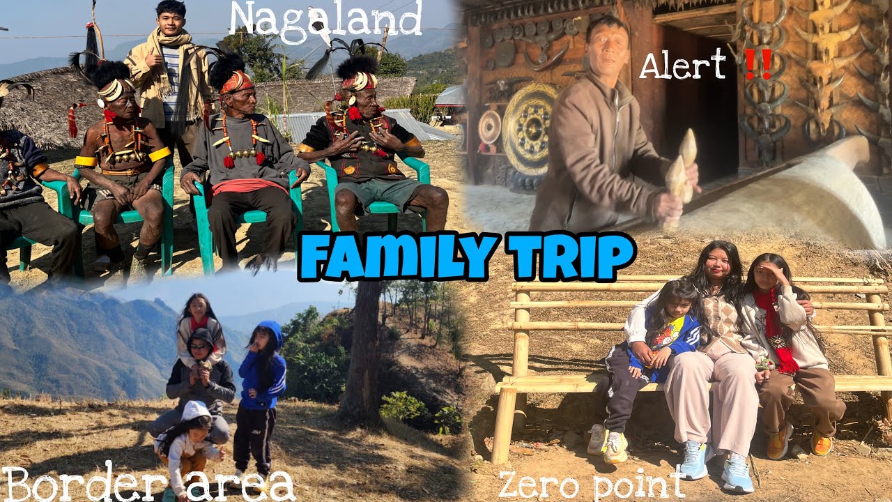 Border between Nagaland || Myanmar from  longding village❤️