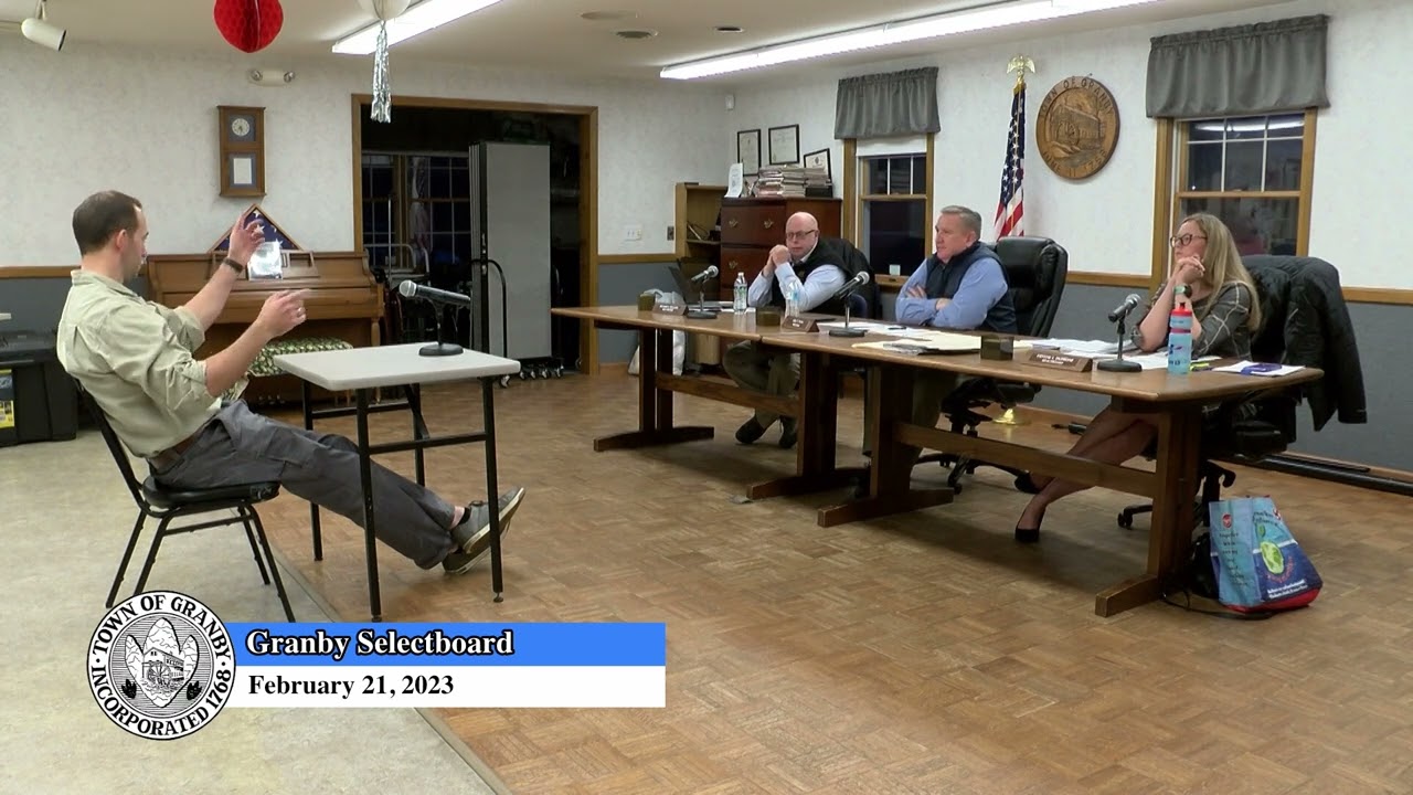 GRANBY MA Selectboard 2-21-23