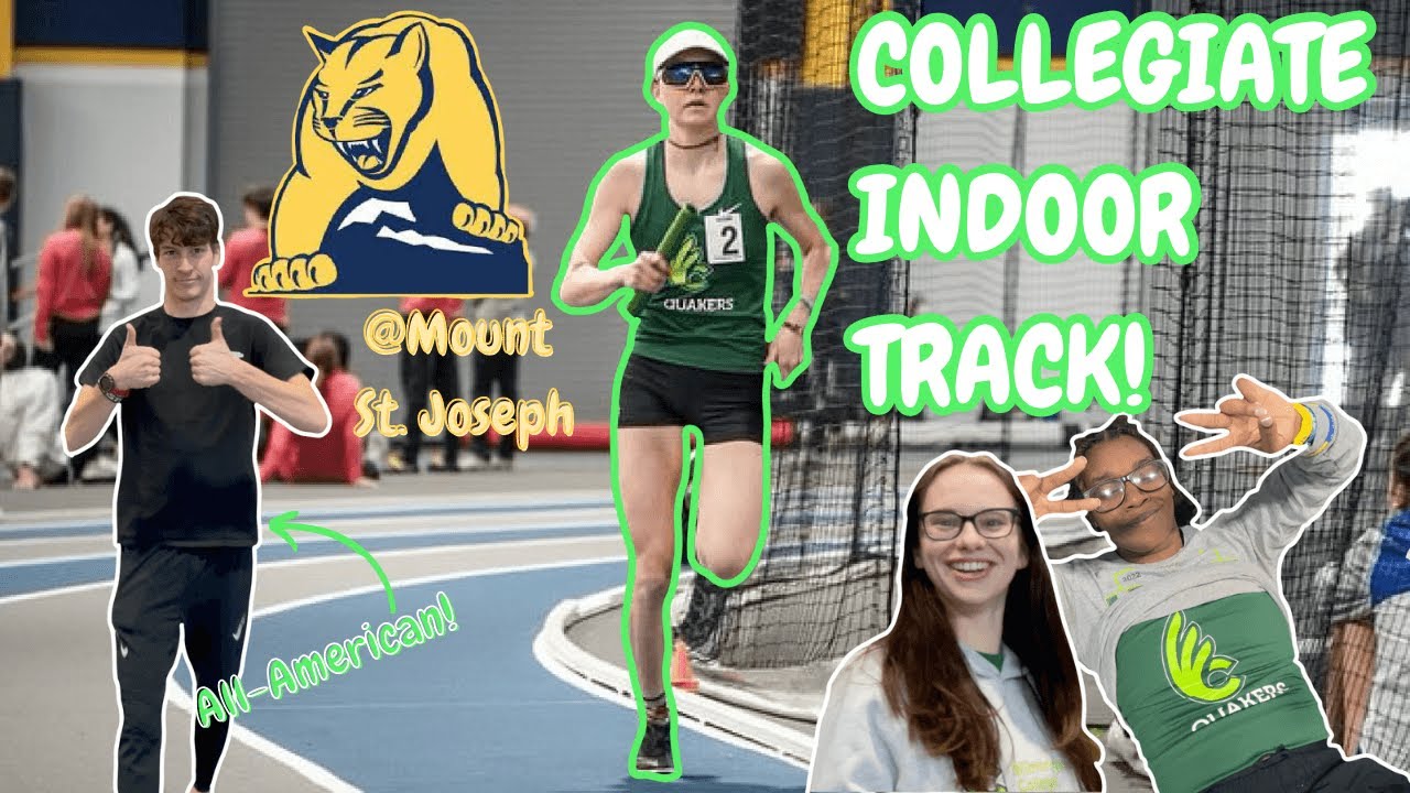 COLLEGIATE TRACK MEET AT MOUNT ST. JOSEPH//My First Track Meet in 2 Years!!!