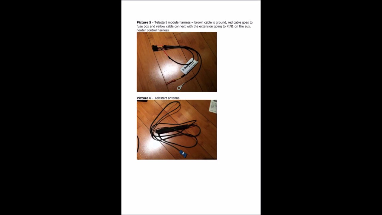 VW Touareg 7L  WEBASTO TELESTART T91 INSTALLATION