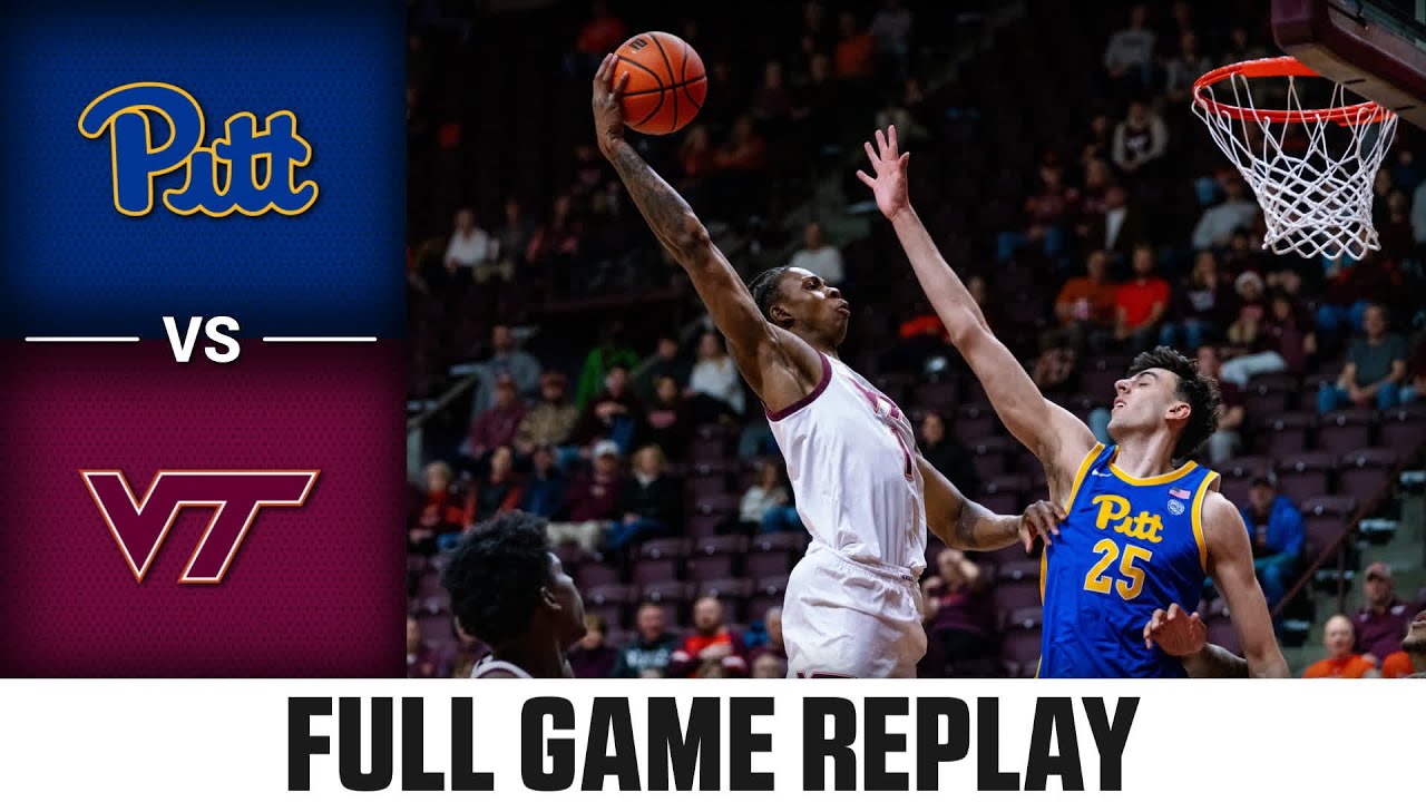Pitt vs. Virginia Tech Full Game Replay | 2024-25 ACC Men's Basketball