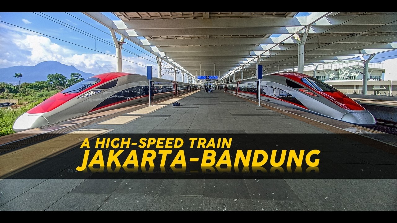 A HIGH-SPEED TRAIN | JAKARTA - BANDUNG 47 MINUTES | EMU CR400AF