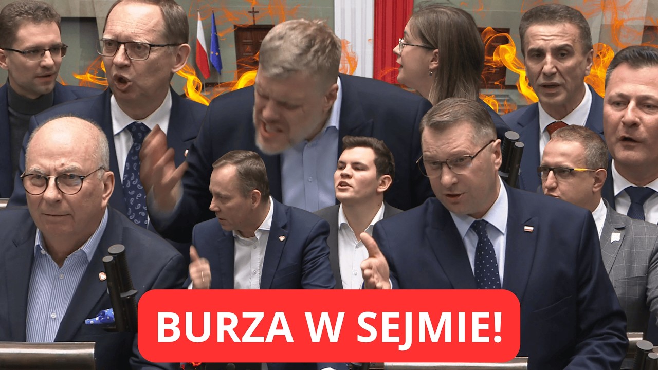 BURZA W SEJMIE NA POCZĄTKU POSIEDZENIA!