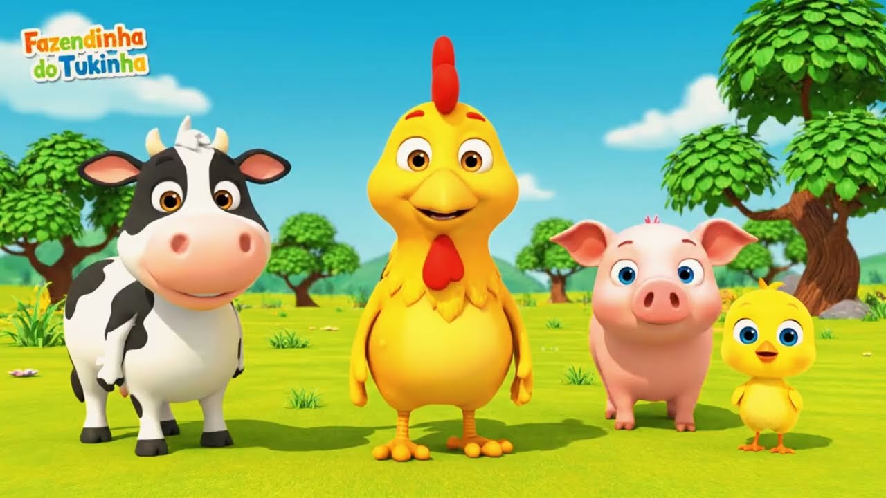 Hora do banho na fazendinha