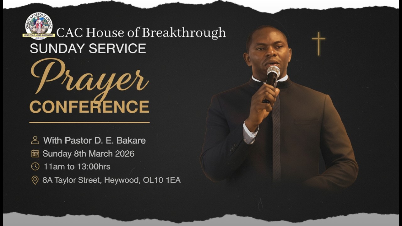 8 March 2026 Sunday Prayer Conference Service