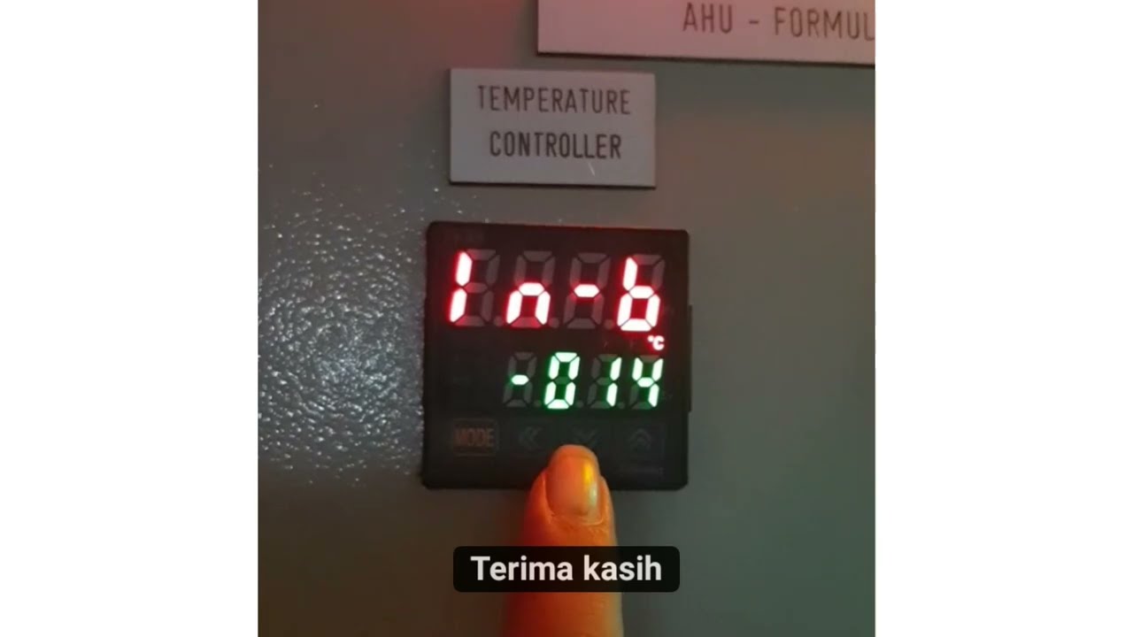 cara kalibrasi atau offset temperature controller autonics TK4S
