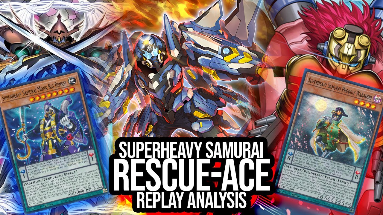 Superheavy Samurai Rescue-Ace Budget Deck Profile + Matches | YGO Omega Replay Analysis