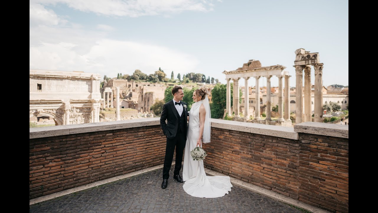 Lauren and Nathan Wedding in Rome, Italy (Short Version)