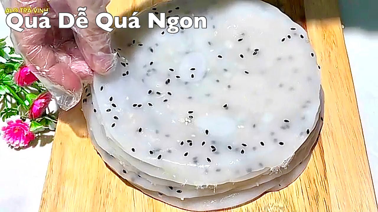 Chỉ 1 CÔNG THỨC Từ Nay Khỏi Đi Mua Bánh Tráng Hay Bánh Cuốn Nữa Nè- ALO TRÀ VINH