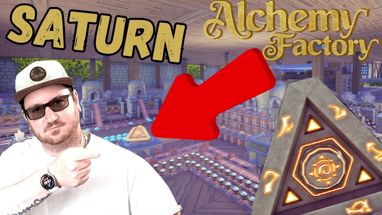 Mega Blueprint für den Saturn! Lets Play Alchemy Factory #21