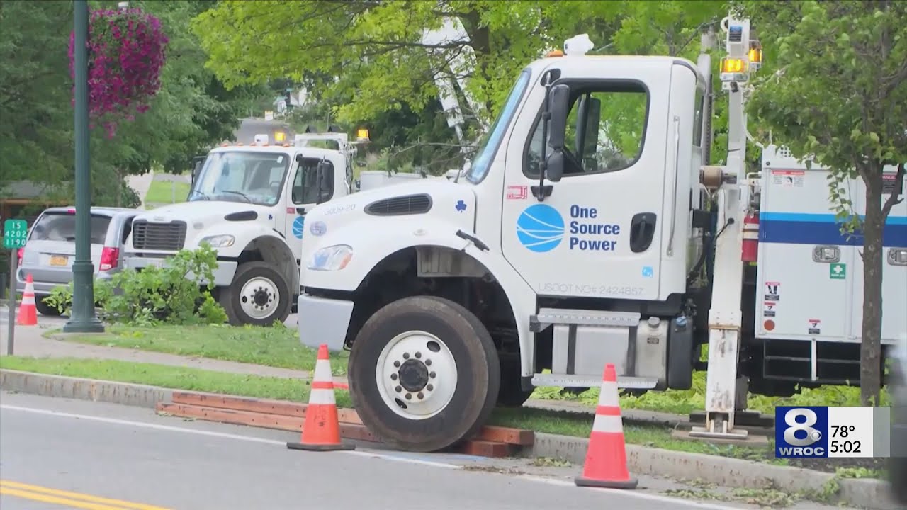 Clean-up Continues in Livonia After Thursday's Downburst
