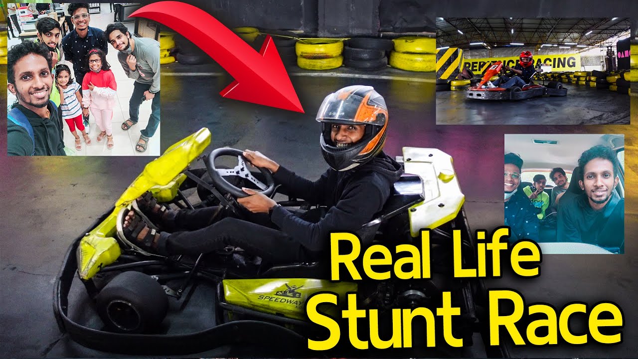 Real Life Stunt Race With Game Therapist, Tomz, Rune Jerry 😍😍