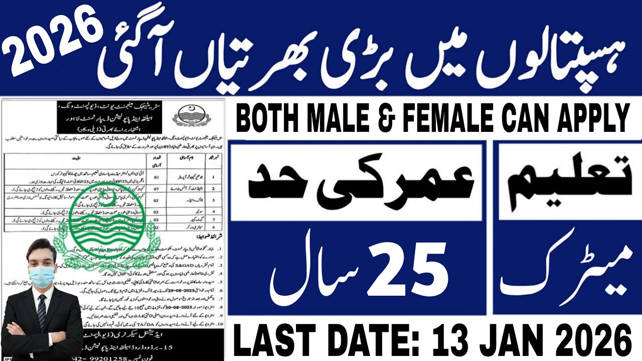 Punjab Health Department Jobs 2026 | Sheikh Zayed Hospital Jobs 2026 | NTS Apply | Complete Guide