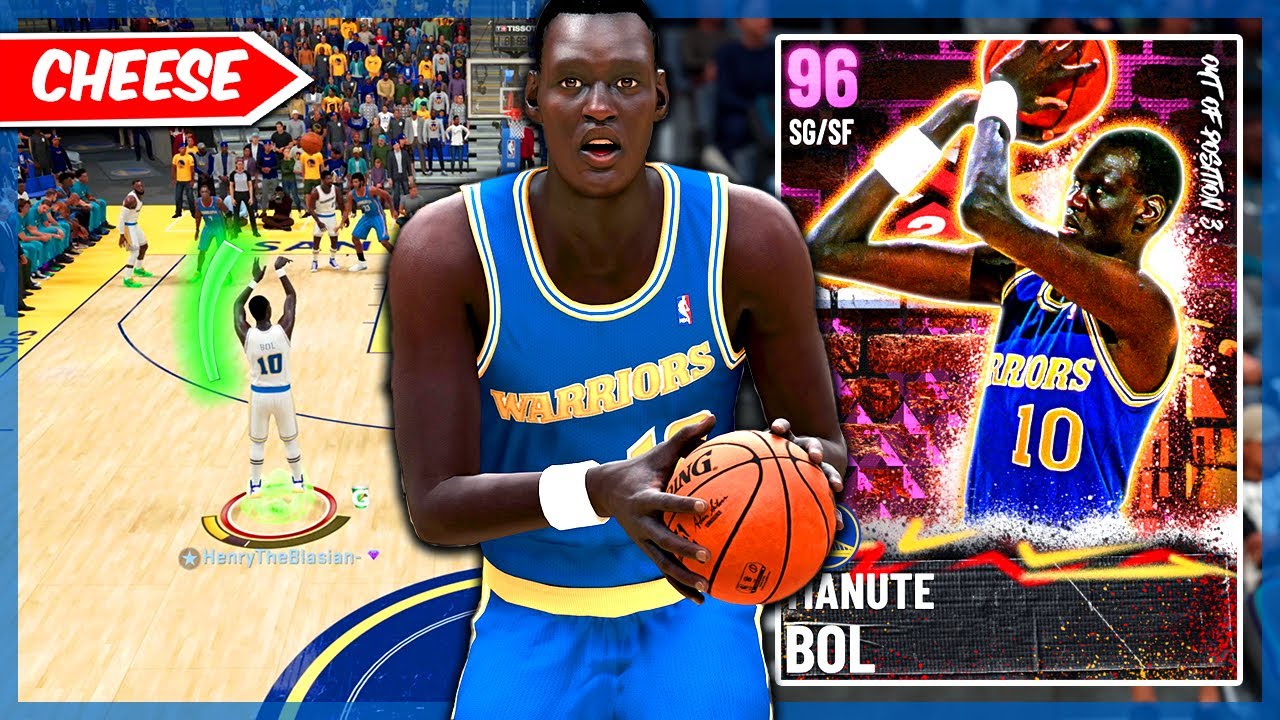 THIS CARD IS WHY IM RETIRING FROM 2K AGAIN! PINK DIAMOND MANUTE BOL GAMEPLAY! NBA 2k21 MyTEAM