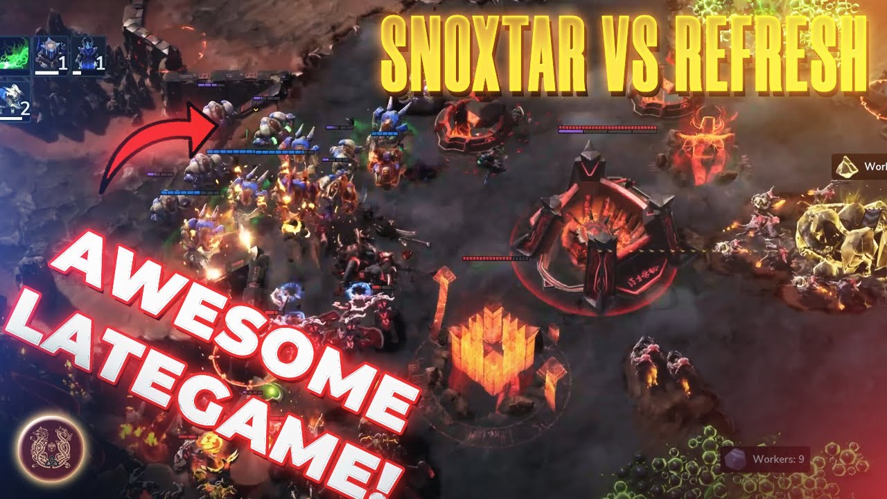 Infernal vs Vanguard on the new maps is SO GOOD | Snoxtar vs Refresh Bo5 (Stormgate)