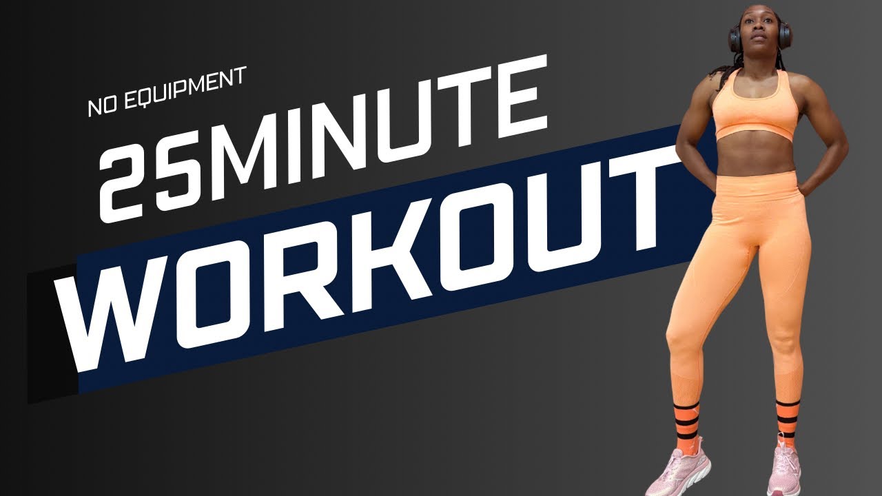 25-Minute NO EQUIPMENT Abs & Cardio BURN 🔥 Flat Core + Sweat at Home