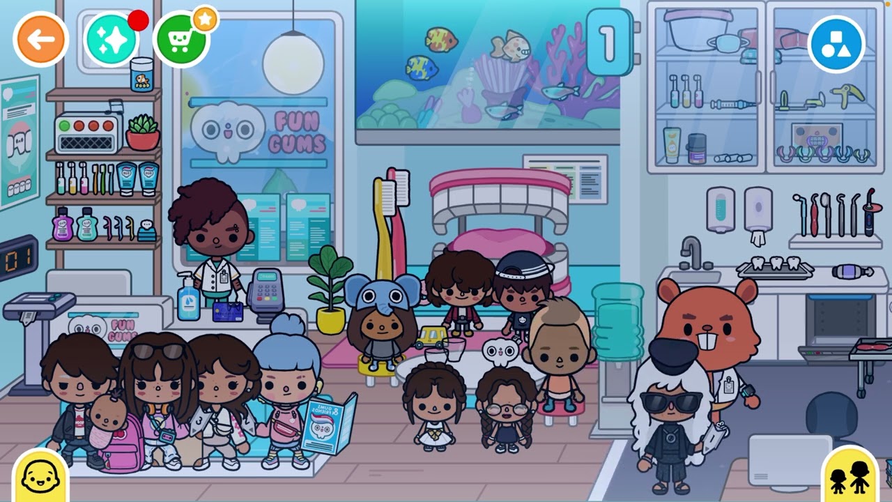 The Dentist 🦷 #tocaboca #tocaadventure #tocalifeworld 