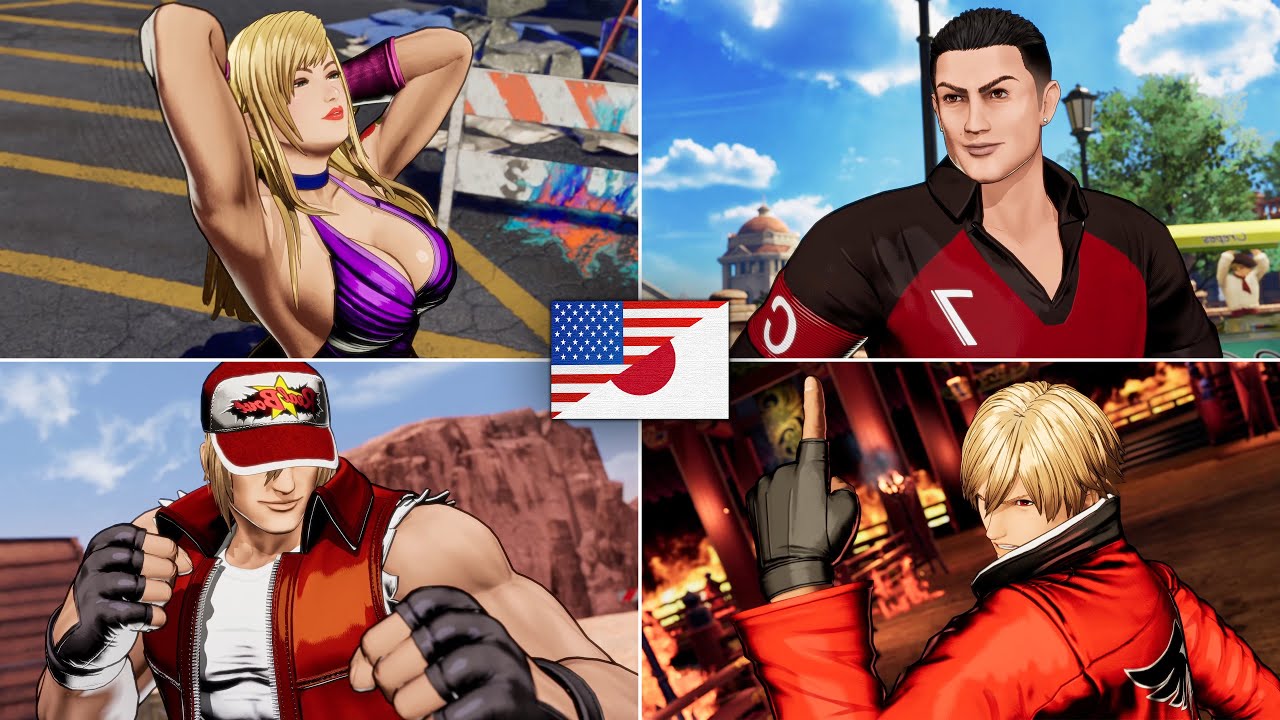 FATAL FURY: City of the Wolves – All Character Intros (Japanese & English Voices)