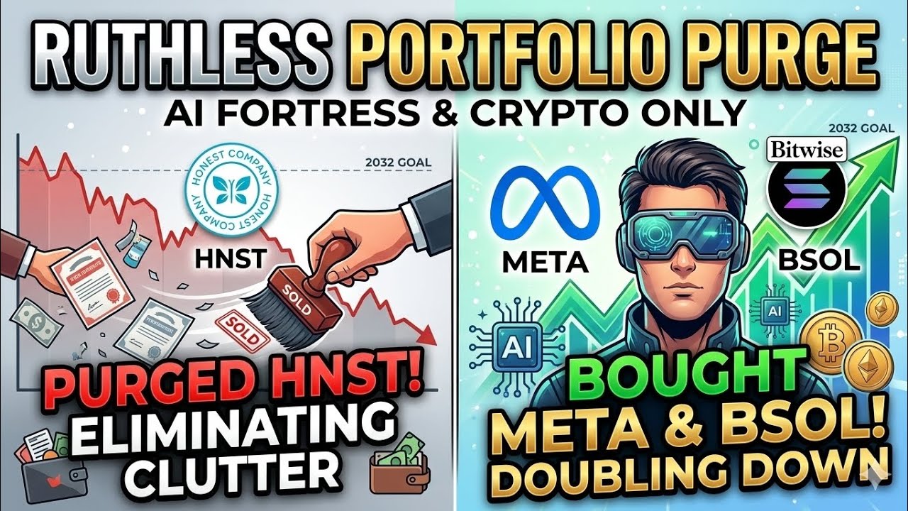 Building the AI Fortress: Why I Swapped HNST for META & BSOL