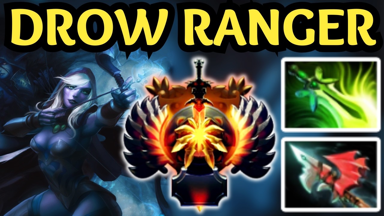 🔥 IMMORTAL DROW RANGER CARRY — UNSTOPPABLE RANGED DAMAGE | DOTA 2 🔥
