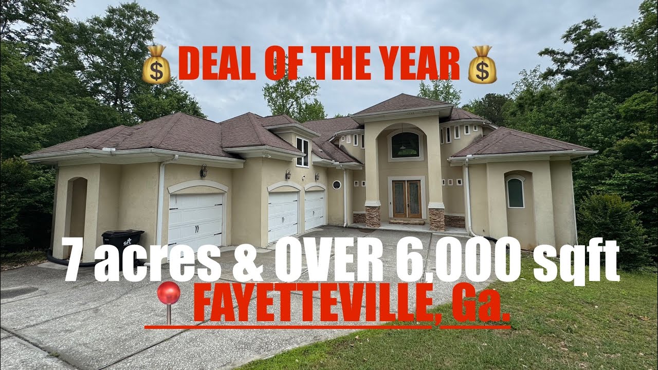 💰DEAL OF THE YEAR!💰Tour This MASSIVE Fayetteville, GA Dream Home | Must-See Luxury!