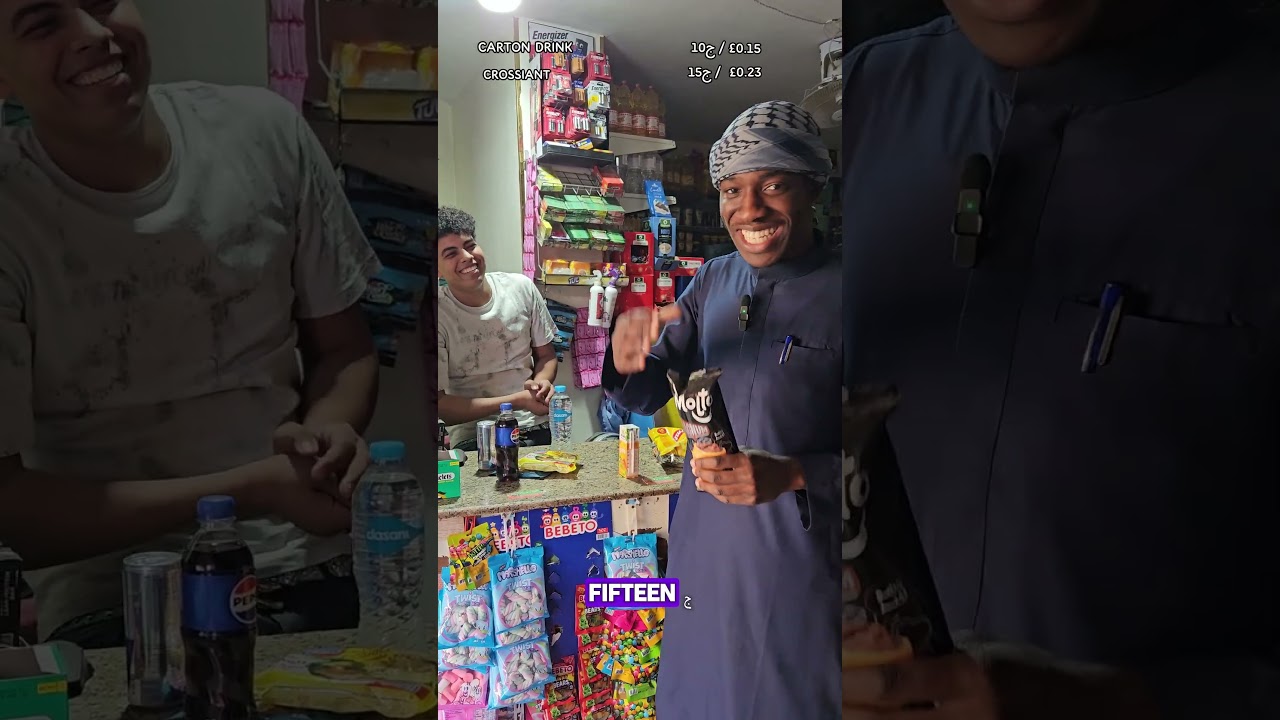 Corner shop essentialsSnacks, drinks & prices in Egypt! 
