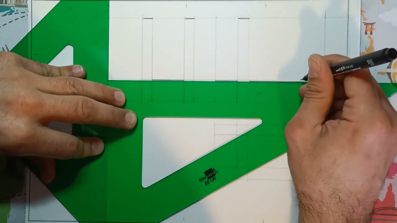 Planos Maqueta puente Vistas diedricas 2ªparte