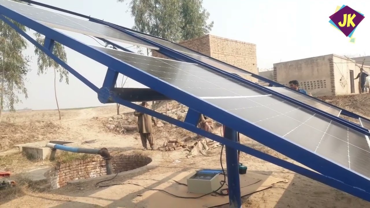 Tube Well 7.5Kw Solar System Complete installation  (Urdu/Hindi)