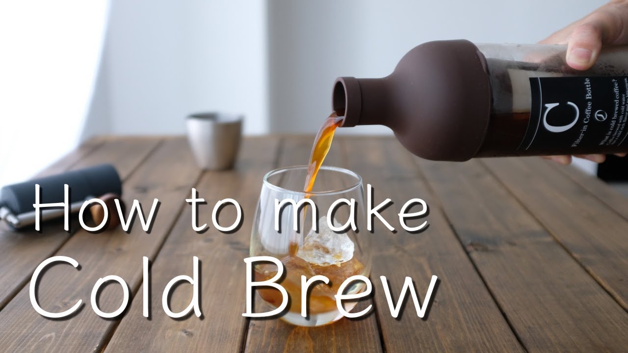 【水出しコーヒーの作り方】HARIOフィルターインボトルとお茶パックで作る方法【Cold Brew】