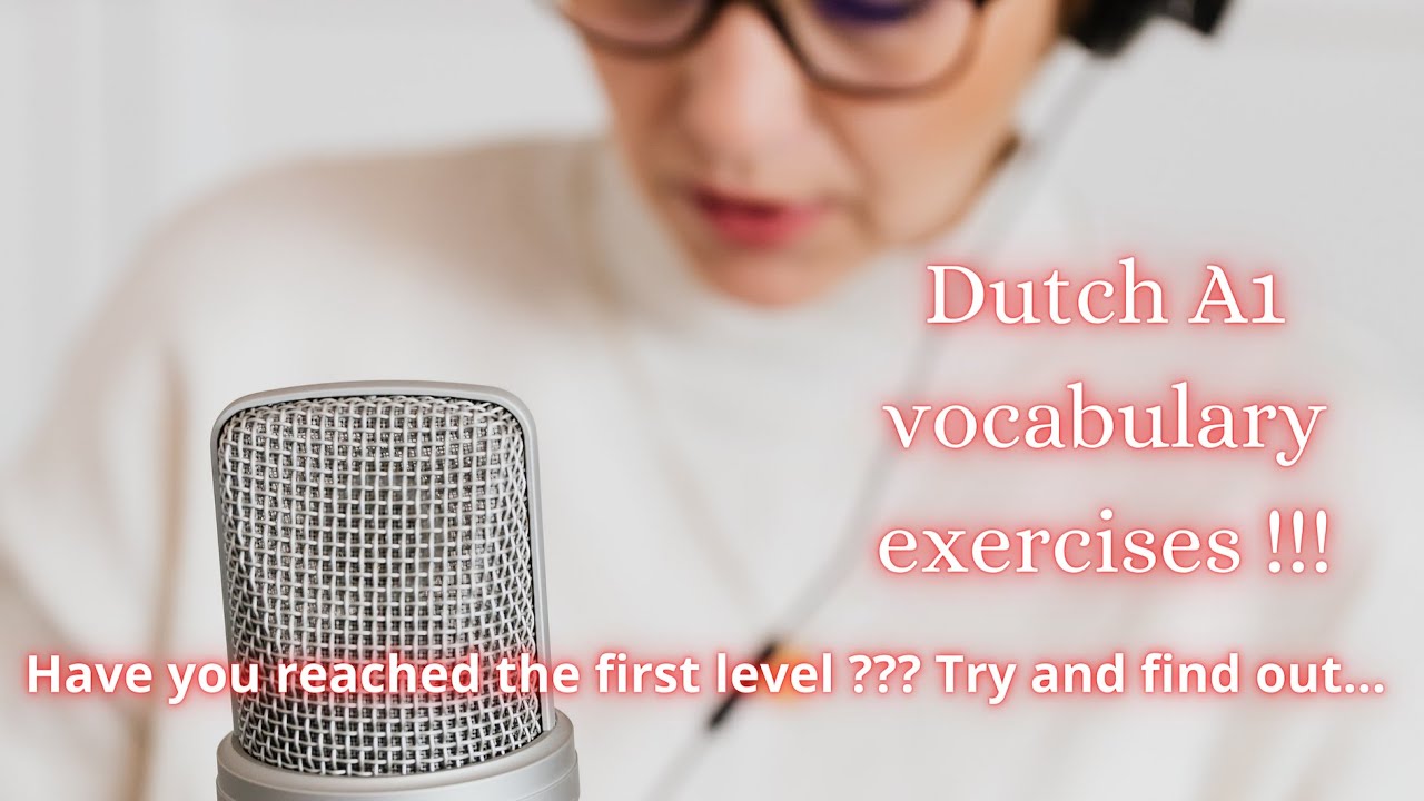 A1 Dutch vocabulary exercises ! Have you reached the first level ???
