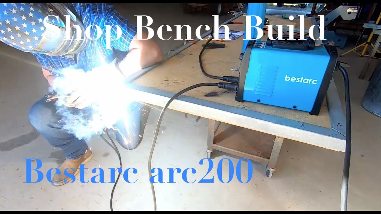 Out in Perrin today to build a shop bench with a Bestarc ARC200
