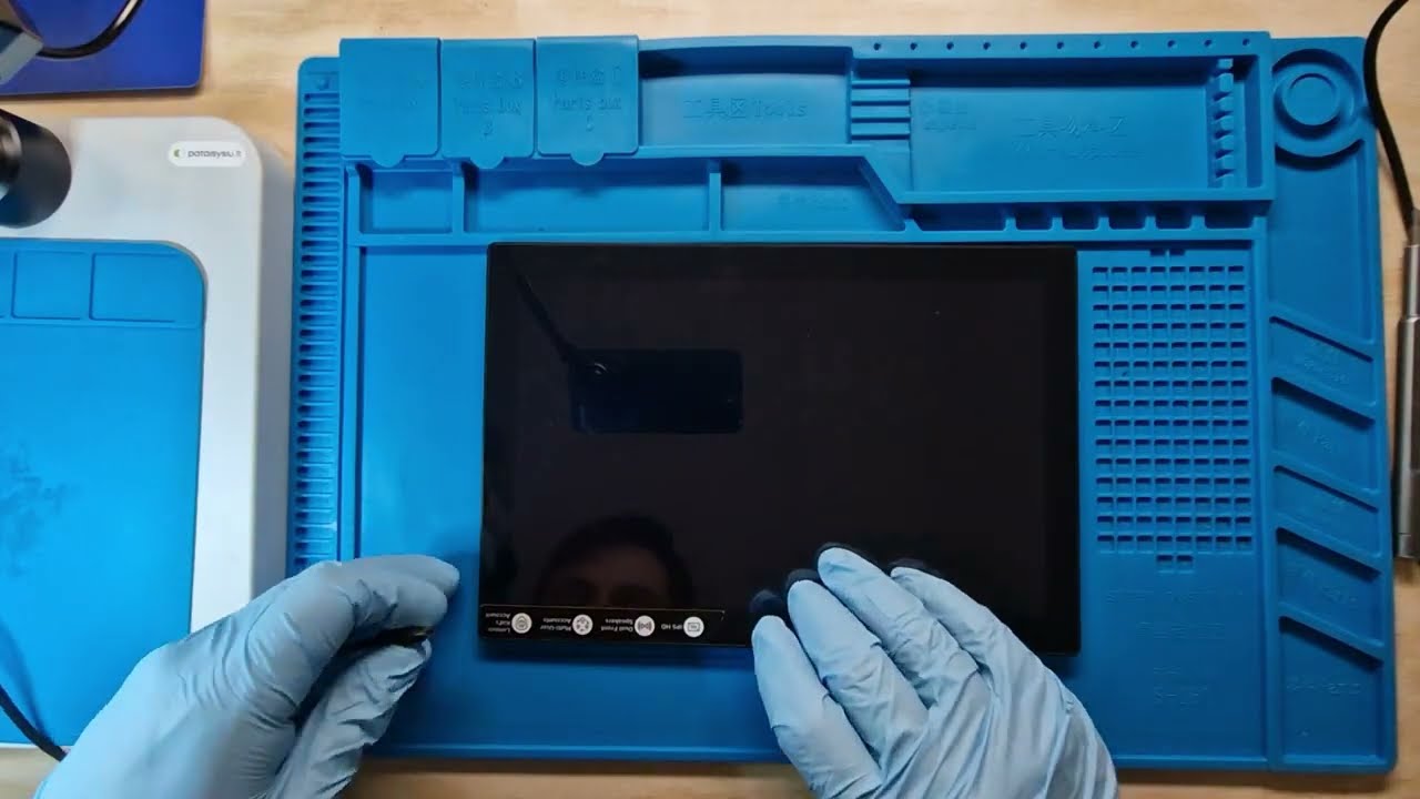 Lenovo TB-X304L disassembly and charging port replacement.